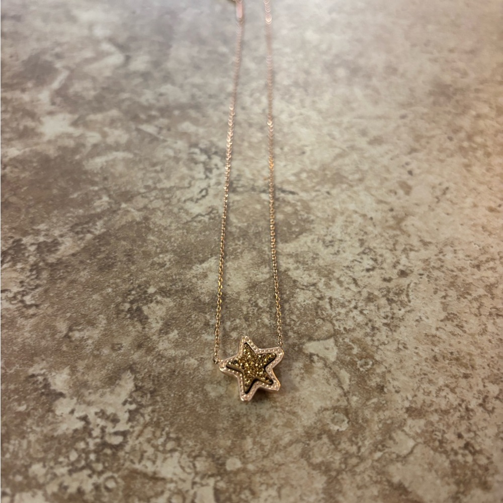 Kendra Scott Gold Star Necklace